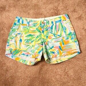 Lilly Pulitzer "It's Always Summer Somewhere" 5" Callahan Shorts Size 2
